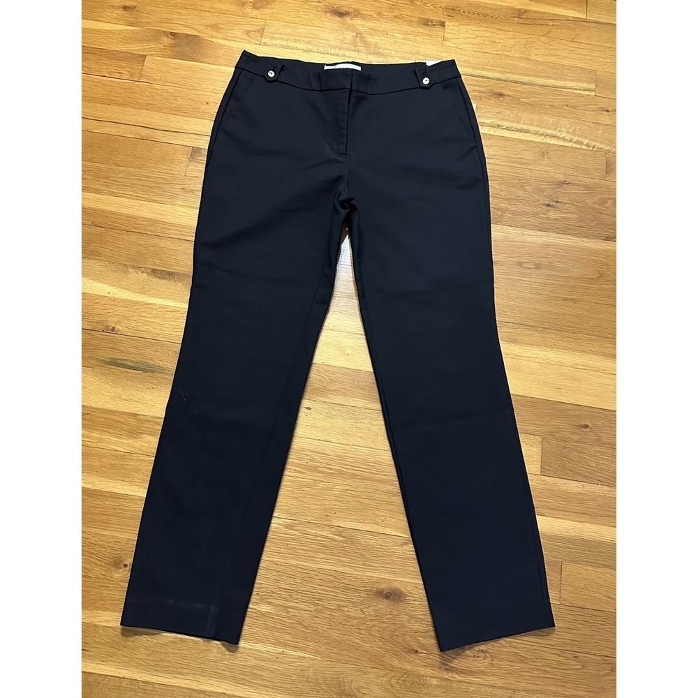 Jones Studio Women Size 6 Black Straight Leg Career Dress Pants Office Work